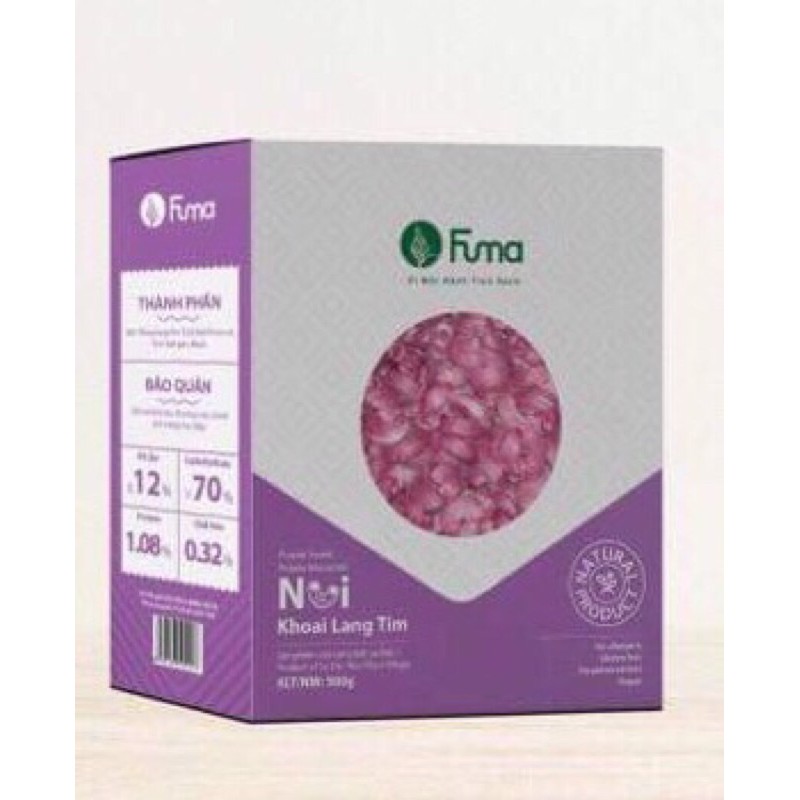 Nui khoai lang cao cấp Fuma 500gr, nuôi khoai ăn giảm cân eatclean tốt cho tiêu hóa