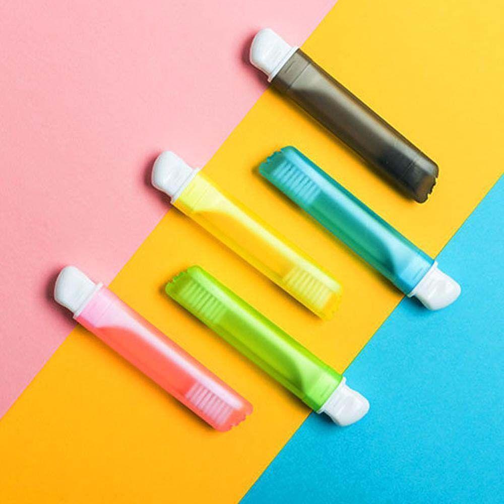 Bàn Chải Đánh Răng Bằng Nhựa Lông Mềm Có Thể Gấp Gọn Tiện Dụng Mang Theo Du Lịch