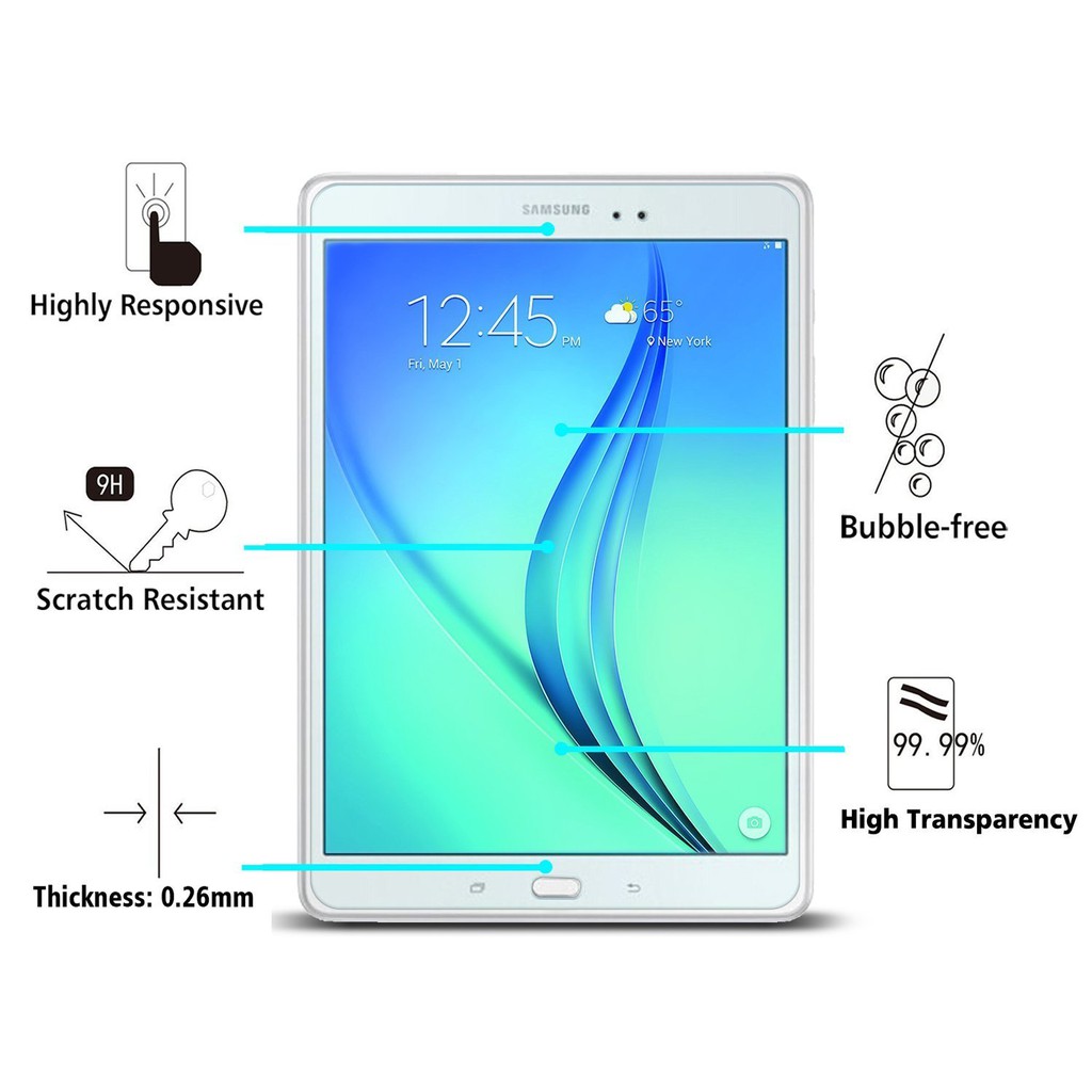 Kính cường lực bảo vệ màn hình cho Samsung Galaxy Tab S2 8.0 sm-t710 t713 T715 t719