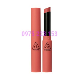 Son thỏi 3CE Slim Velvet Lip Color Cotton Up - Hồng Cam