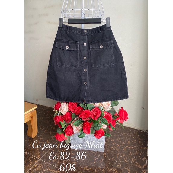 Chân váy Jean kiểu