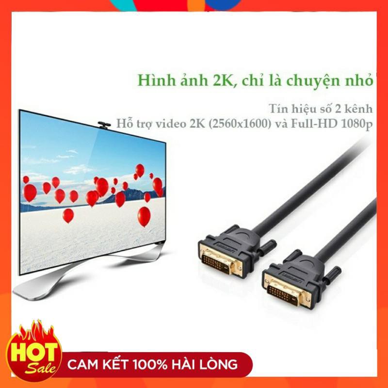 [Chính Hãng] Cáp DVI 24+1 Ugreen (11606) Dài 1.5M-Dây cáp Dvi mạ vàng 24k bảo hành chính hãng 12 tháng | WebRaoVat - webraovat.net.vn