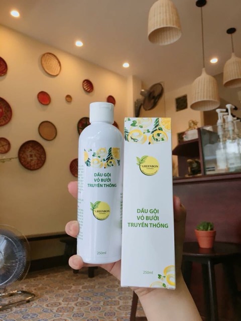 Dầu gội vỏ bưởi truyền thống Greenbon [Ngăn ngừa rụng tóc, kích thích tóc nhanh dài]