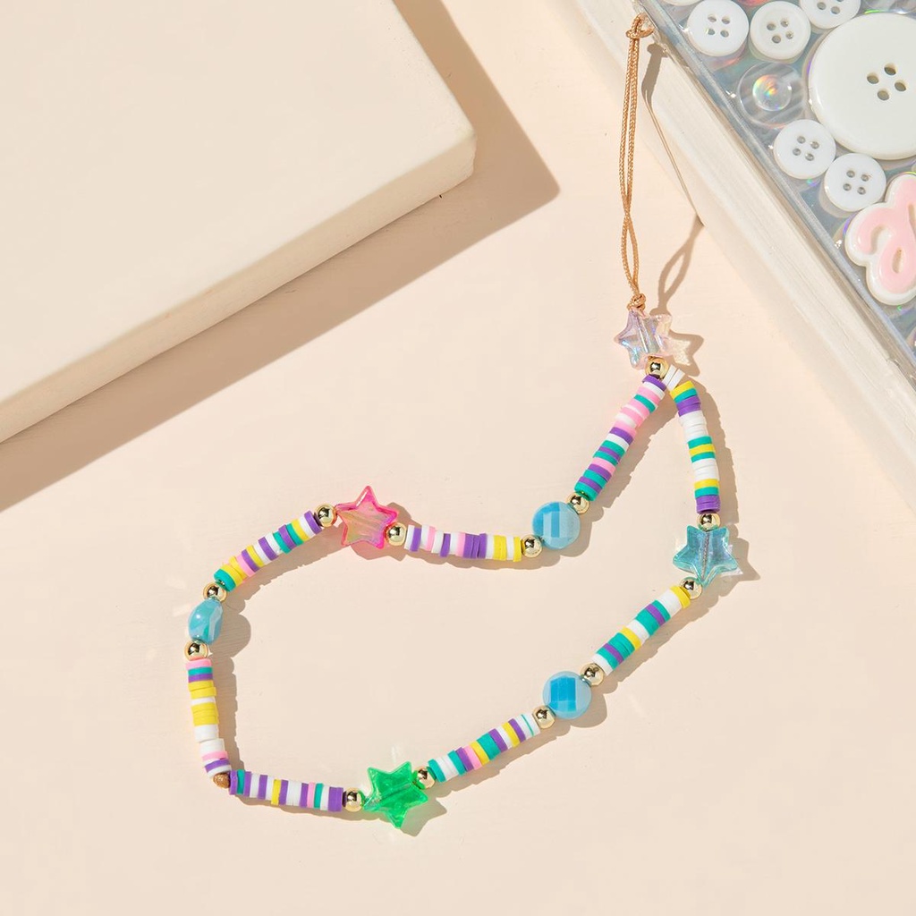 Dây Đeo Điện Thoại Chống Thất Lạc Họa Tiết Hoa Handmade WMES15H