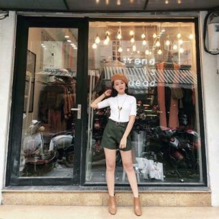 Boot ngắn da PU sale