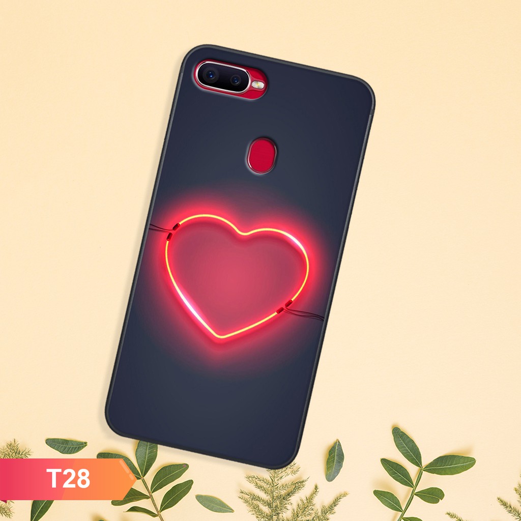 Ốp lưng Oppo F9 - Oppo A7 - Oppo A12 - Oppo A5S in hình trái tim đẹp