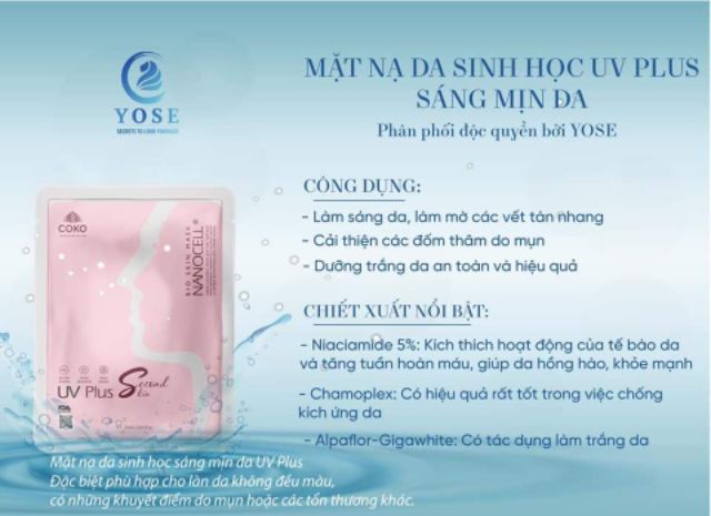 Mặt nạ da sinh học lên men từ dừa tươi