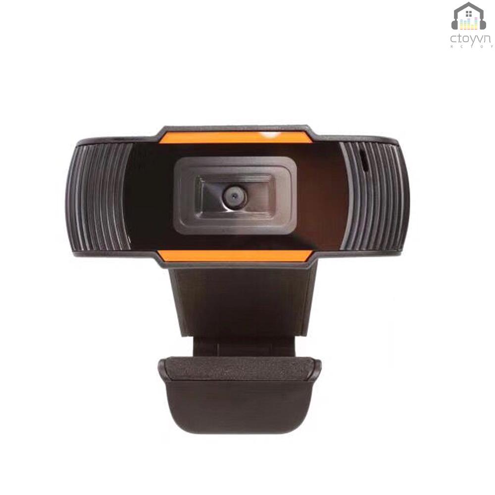 Webcam C3 720P cổng USB độ phân giải cao kèm micro hỗ trợ phát sóng trực tuyến | BigBuy360 - bigbuy360.vn