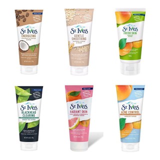 New - tẩy tế bào chết dịu nhẹ hương mơ st.ives 283g