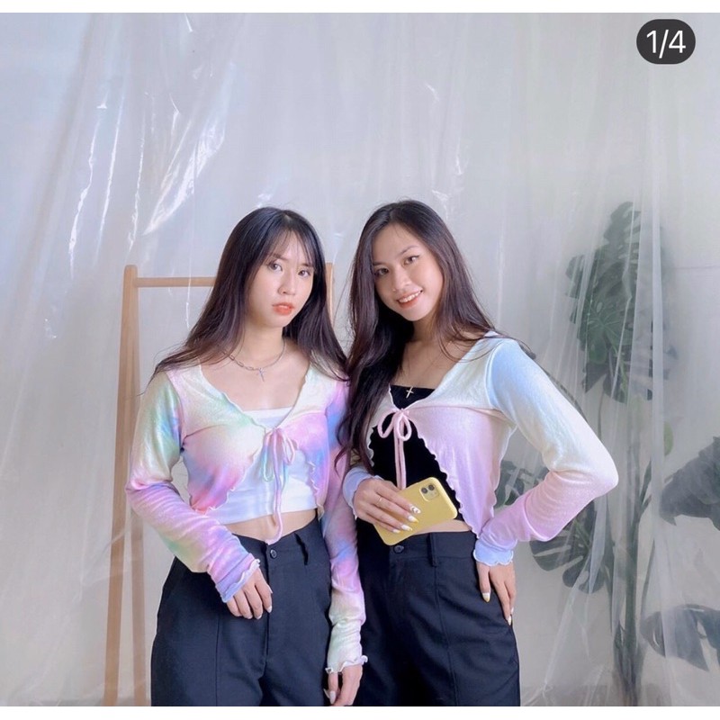 Áo cardigan loang hot hit