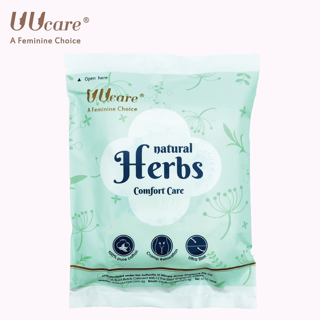 [Mã BMBAU50 giảm 7% đơn 99K] Băng vệ sinh Thảo dược UUcare Singapore Herbal (2 Miếng dùng thử)