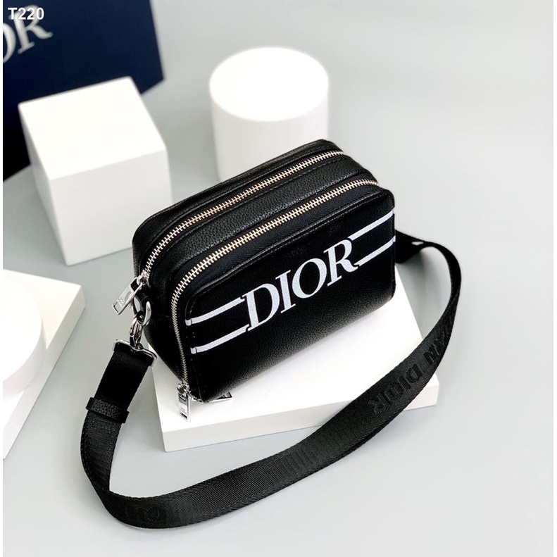 Túi chéo Dior cao cấp có box - Túi chéo da nam đỉnh cao