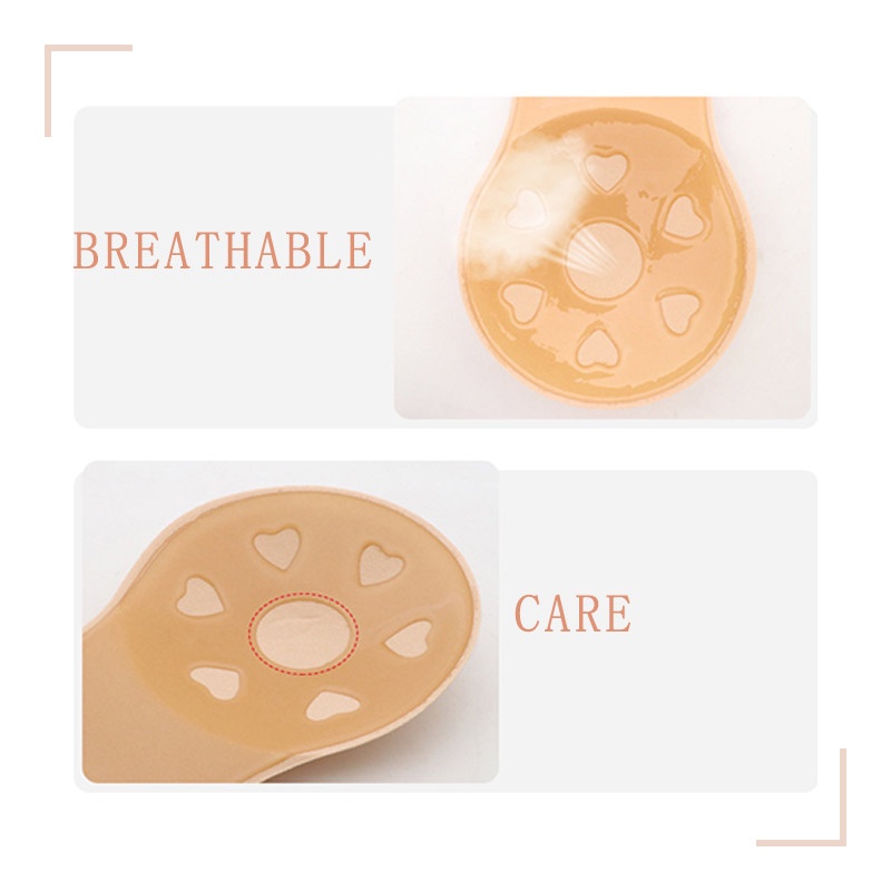 Miếng dán ngực vô hình thoáng khí hình tai thỏ dễ thương cho nữ