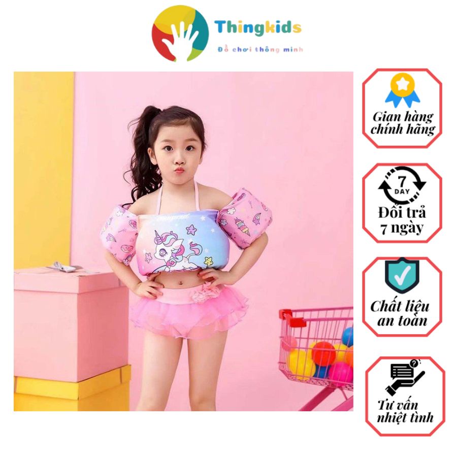Phao bơi đỡ ngực kèm phao tay cho bé - Thingkids