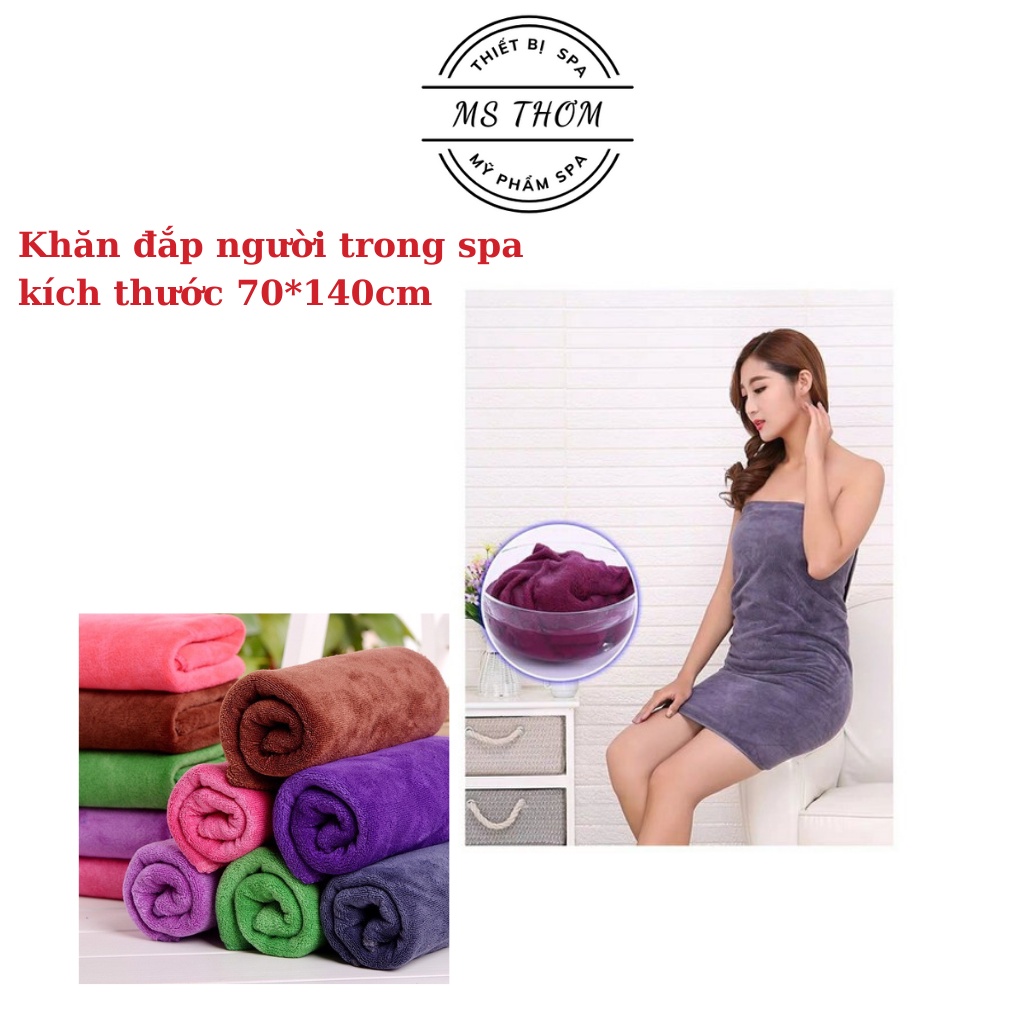 Khăn đắp, khăn quấn body spa 70*140