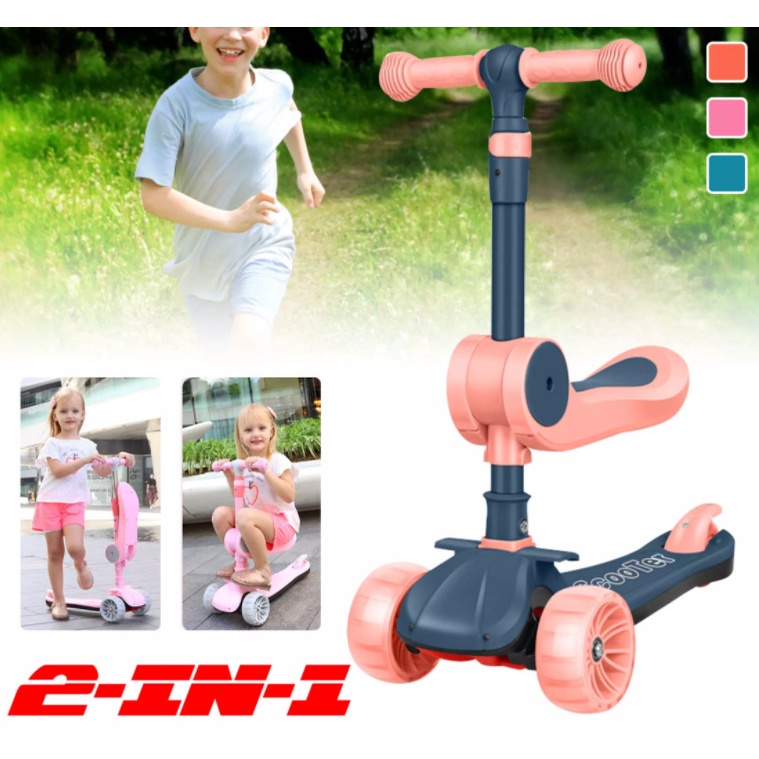 Xe Trượt KickBoard Light&amp;Music EuroQ - Home and Garden