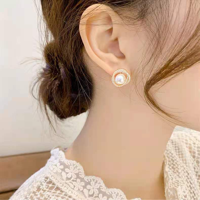 Bông Tai Nữ Hàn Quốc Hình Bông Hoa Điệu Đà V2.2