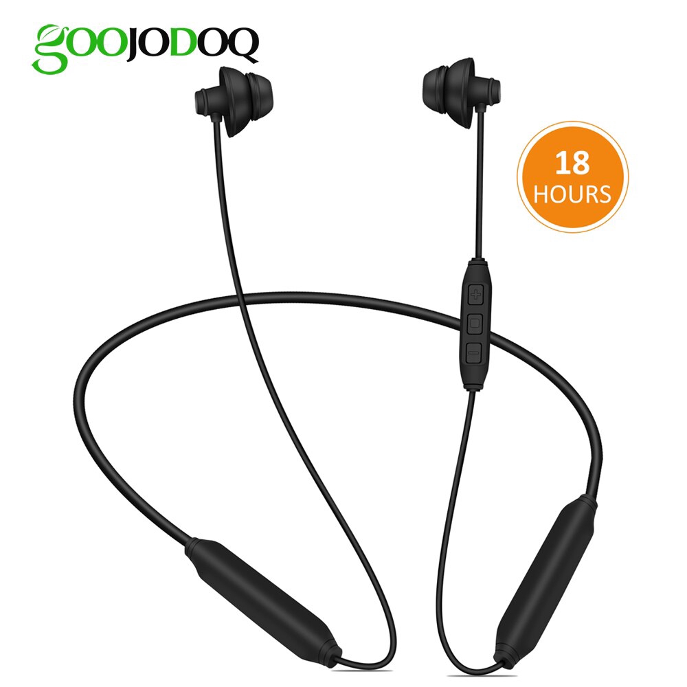 Tai nghe nhét tai GOOJODOQ bluetooth 4.2 chặn tiếng ồn tích hợp micro kèm cáp sạc cao cấp | BigBuy360 - bigbuy360.vn