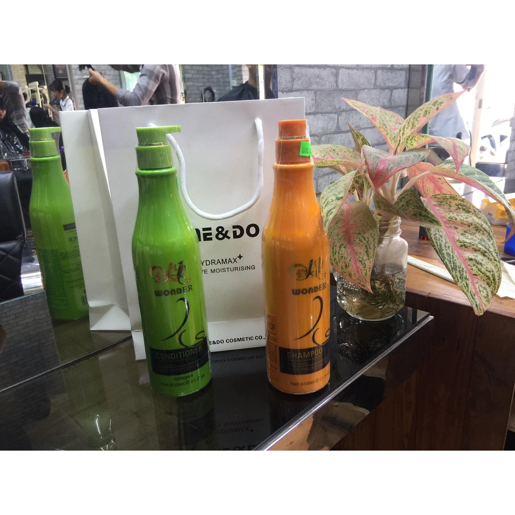 Combo 10 cặp dầu gội và  xả tóc Wonder