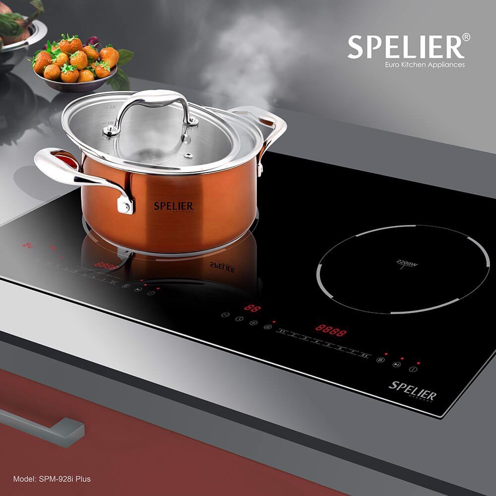 Bếp từ Spelier SPM-928I Plus - Hàng chính hãng - Tính năng Dual core Inverter siêu tiết kiệm điện - Bảo hành 2 năm