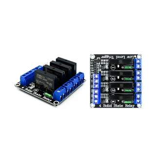 Mạch 4 relay ssr 5vdc 2a kích mức thấp Solid State Relay