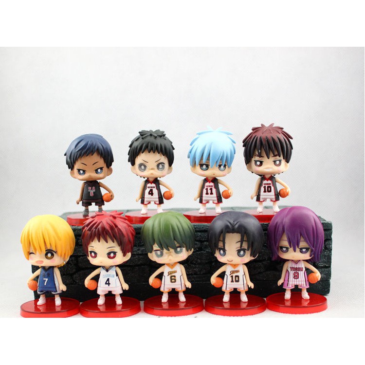 Set mô hình mini kuroko no basket cả 9 nhân vật