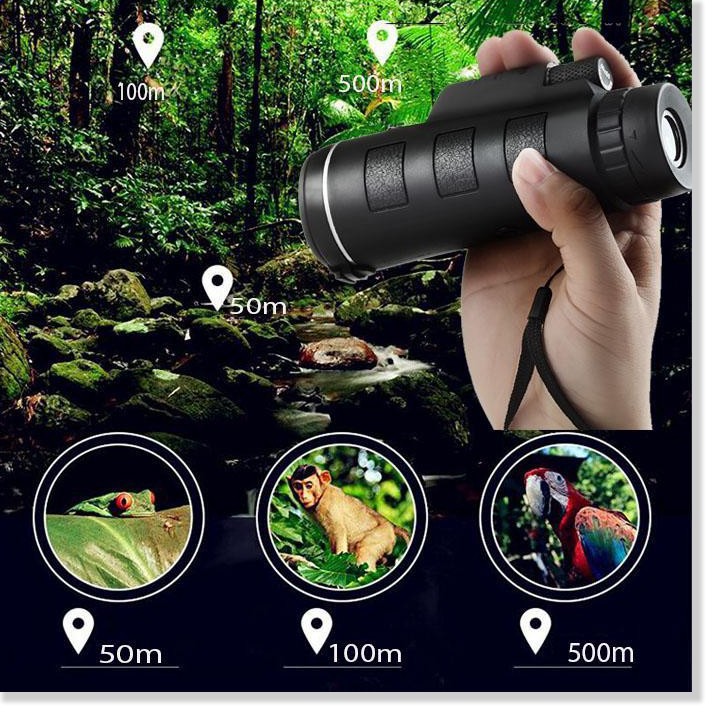 Ống Nhòm Xuyên Kính gắn Điện Thoại PANDA/MONOCULAR 1 Mắt siêu nét