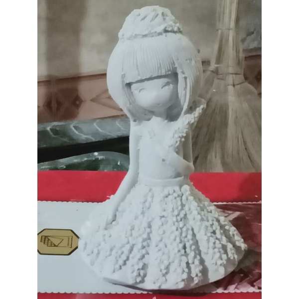 10 Tượng thạch cao cho bé tô màu. Gốm Bát Tràng.