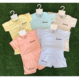 Sét 5 bộ cotton thun gân mềm mịn