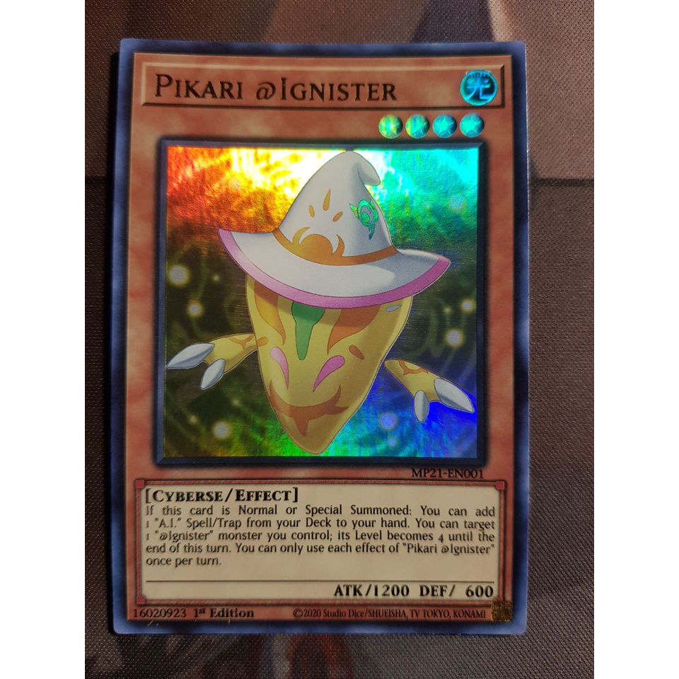 MP21-EN001 - Thẻ bài Pikari @Ignister - Ultra Rare - 1st Edition