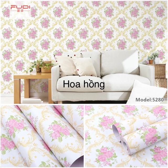 Combo 10m giấy dán tường keo sẵn khổ rộng 45 cm | BigBuy360 - bigbuy360.vn