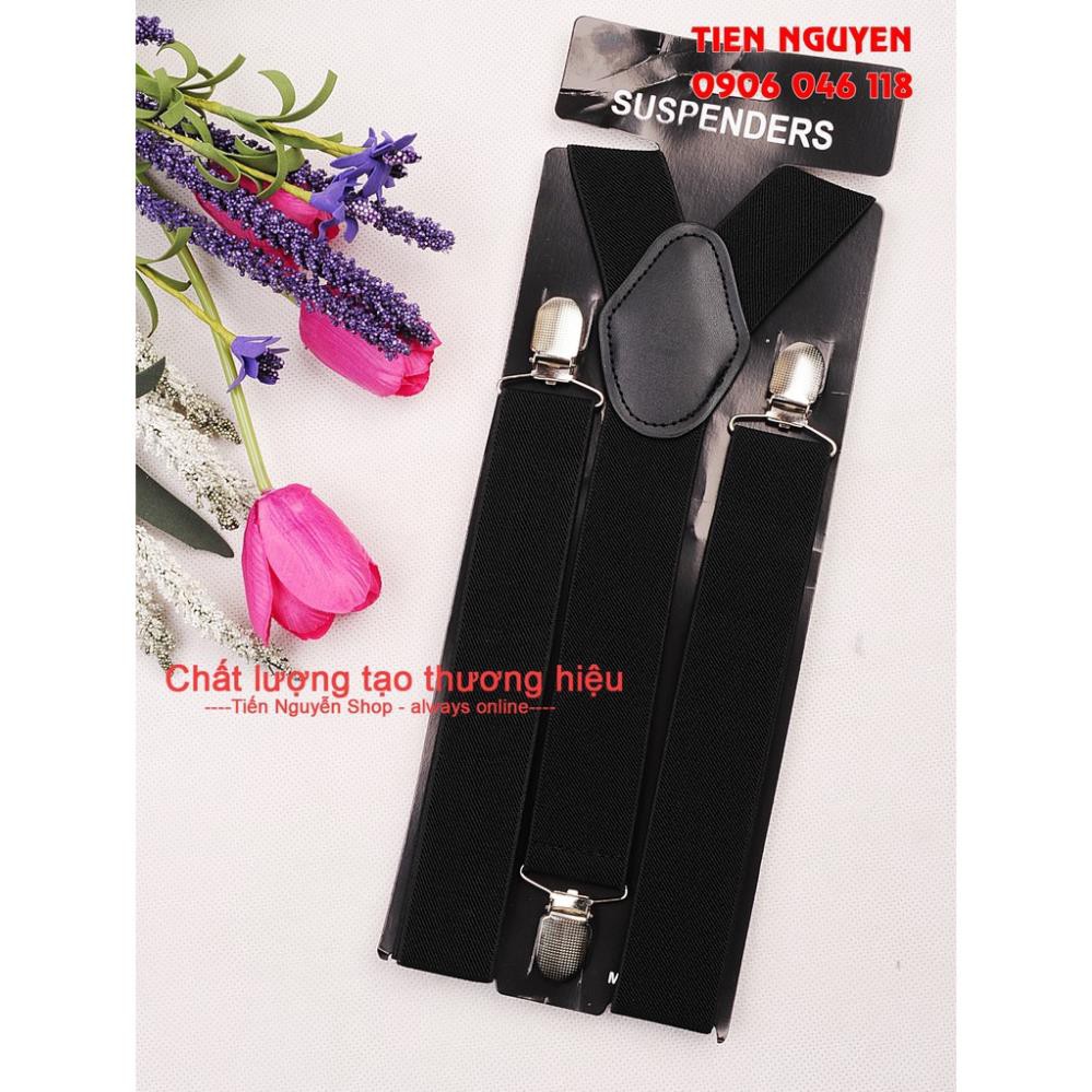Dây đeo quần nam, dây yếm quần chữ Y bản 3.5cm cao cấp - Tiến Nguyễn
