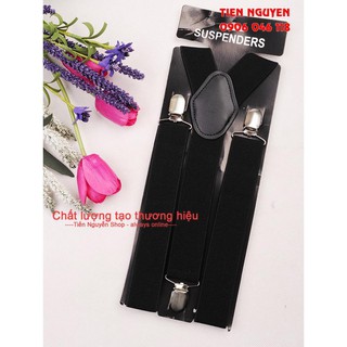 Dây đeo quần nam, dây yếm quần chữ Y bản 3.5cm cao cấp - Tiến Nguyễn