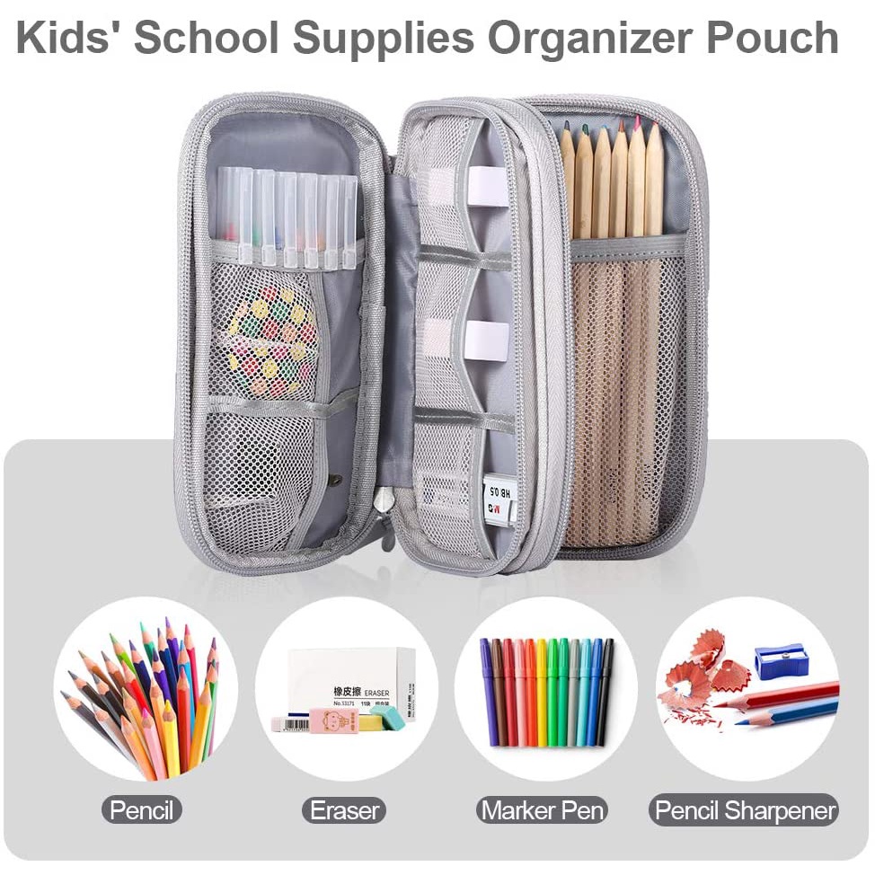 Túi Đựng Phụ Kiện Điện Tử Hai Tầng Đa Chức Năng Tiện Dụng Cho Du Lịch