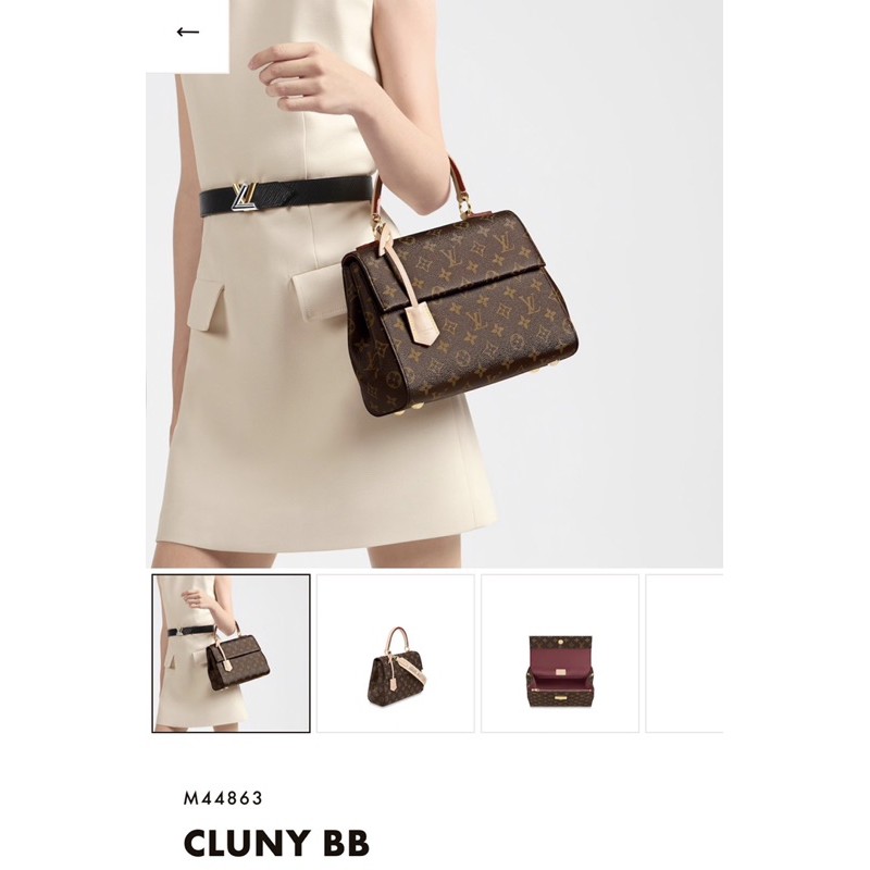 Túi Lv Cluny hàng hịn da thật fullbox