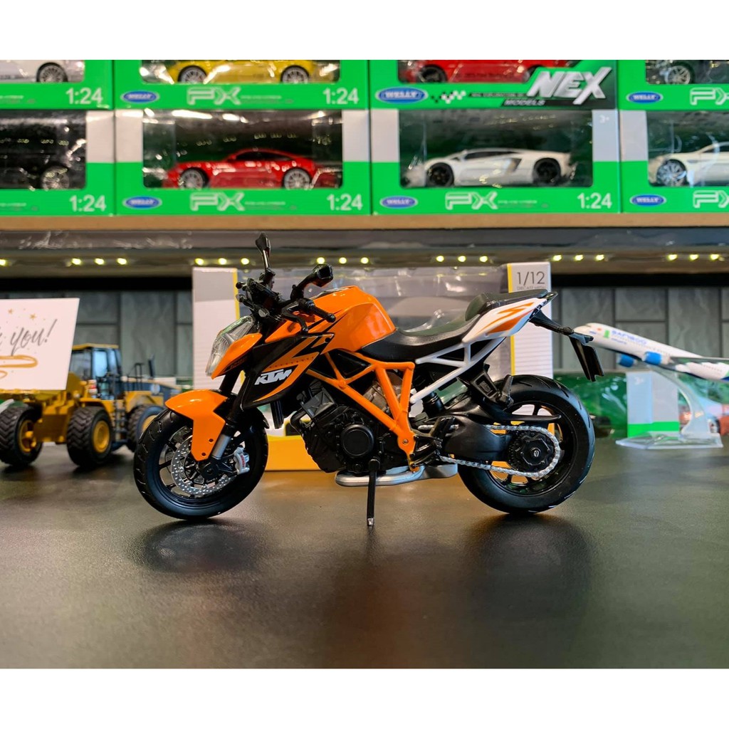 Xe mô hình Siêu xe KTM 1290 Super Duke R Tỉ lệ 1:12 hãng Maisto