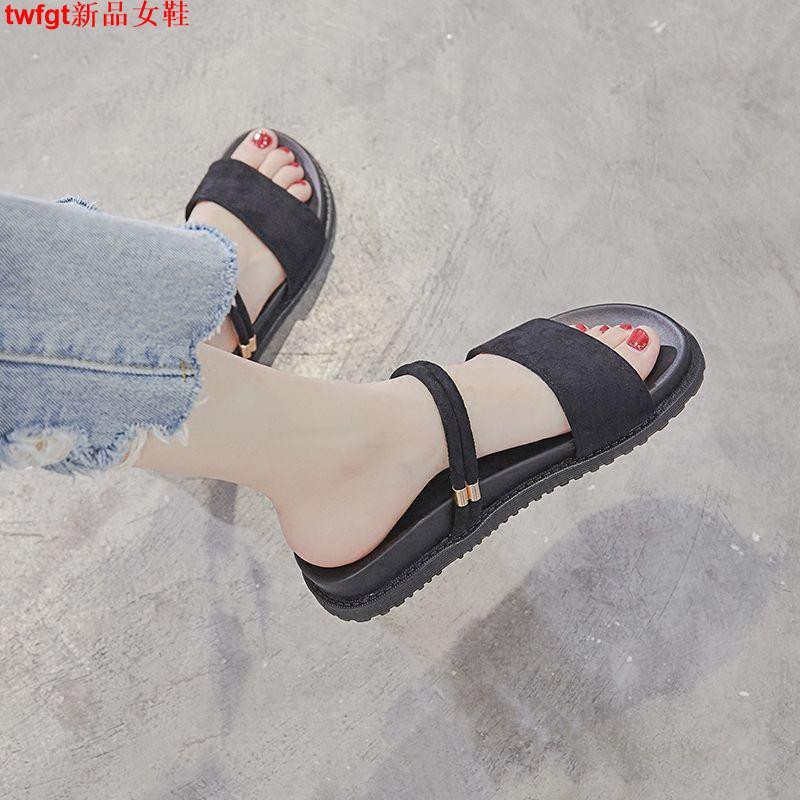 Giày Sandal Đế Thấp Thời Trang Hàn Quốc Dành Cho Nữ