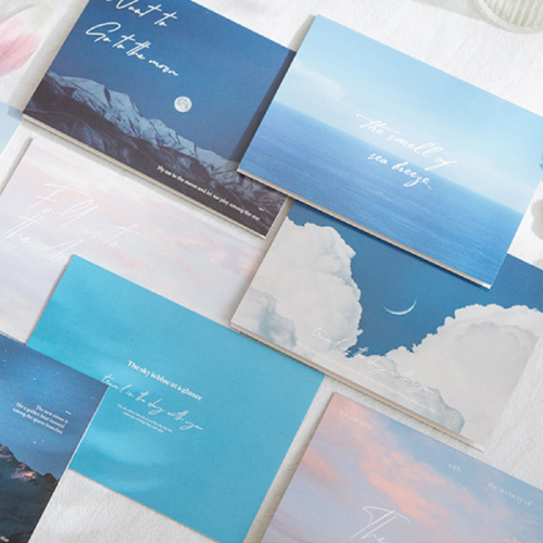 Winzige Ins Postcard Sky Greeting Card Blessing Card Wall Decoration Gift