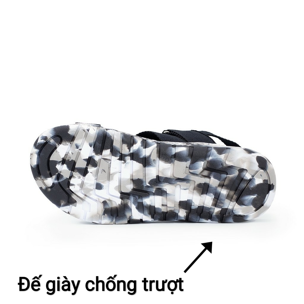 FACOTA giày dép chính hãng nam, nữ mang đi học đi chơi màu đen đế lính HA03