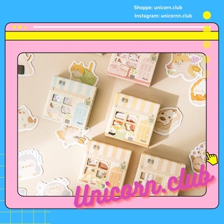 Sticker hộp 45 miếng dán trang trí nhật ký