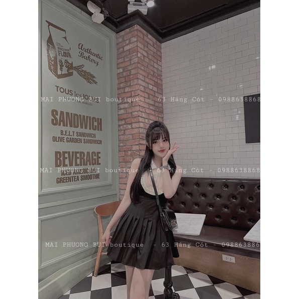 Váy Xếp Ly Cúc Ngọc MPB