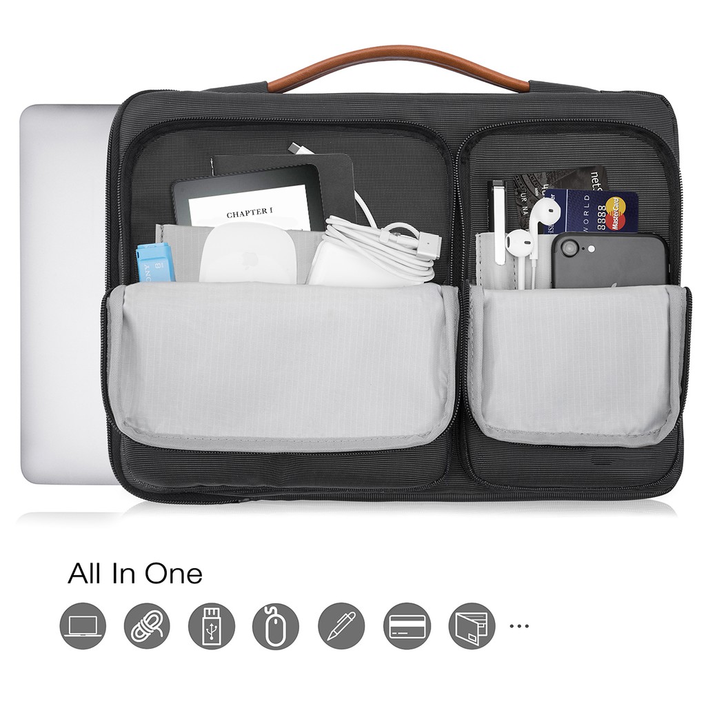 Túi chống sốc Laptop Macbook Tommy Superior Protection quai xách, quai đeo 2019