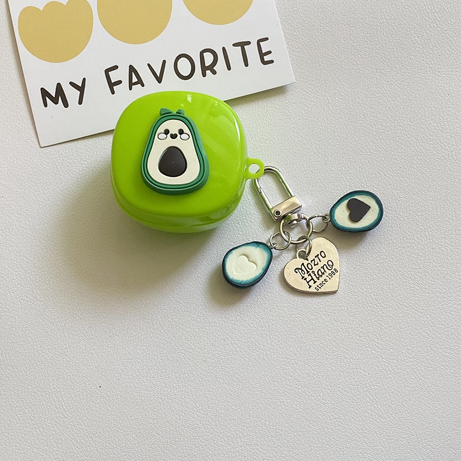 Ốp Điện Thoại Baseus Wm01 Bằng TPU Silicon Bóng Có Móc Khóa Hình Trái Đào / Bơ Cho Apple Watch