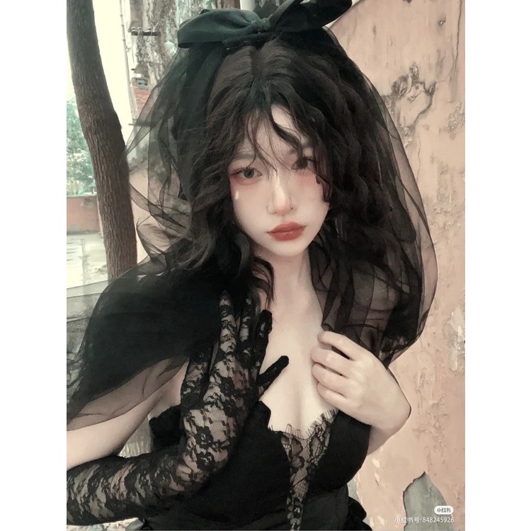 Găng Tay Ren Mỏng Họa Tiết Hoa Nhỏ Cosplay Cô Dâu - Vani Store - PKTT0022