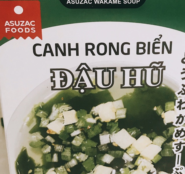 Canh rong biển Đậu hũ ASUZAC | BigBuy360 - bigbuy360.vn