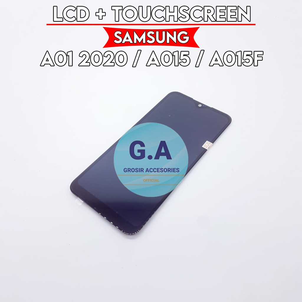 Bộ Màn Hình Cảm Ứng Lcd + Đầu Nối Nhỏ Cho Samsung Galaxy A01 2020 / A015 / A015F