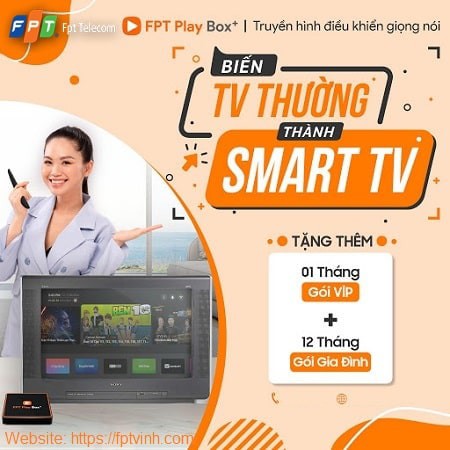 Đầu thu kỹ thuật số FPT Play Box+ 2020 2021 - Tivi Box - Hệ điều hành AndroidTV 10 - Tặng quà