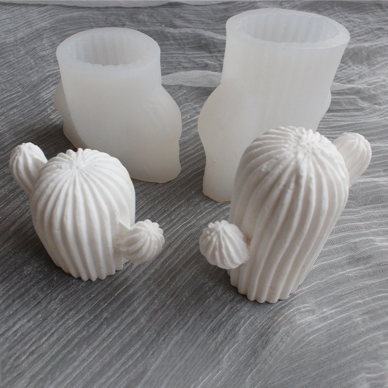 Khuôn Silicone Tạo Hình Cây Xương Rồng Trang Trí Bánh DIY