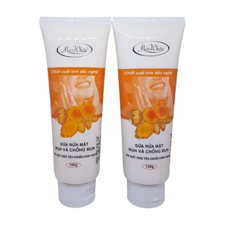 Sữa rửa mặt mụn và chống mụn miss white