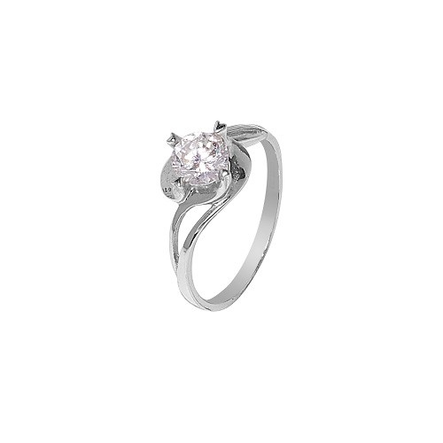 Nhẫn đính hôn gắn đá vàng 18k 610 - ANCARAT